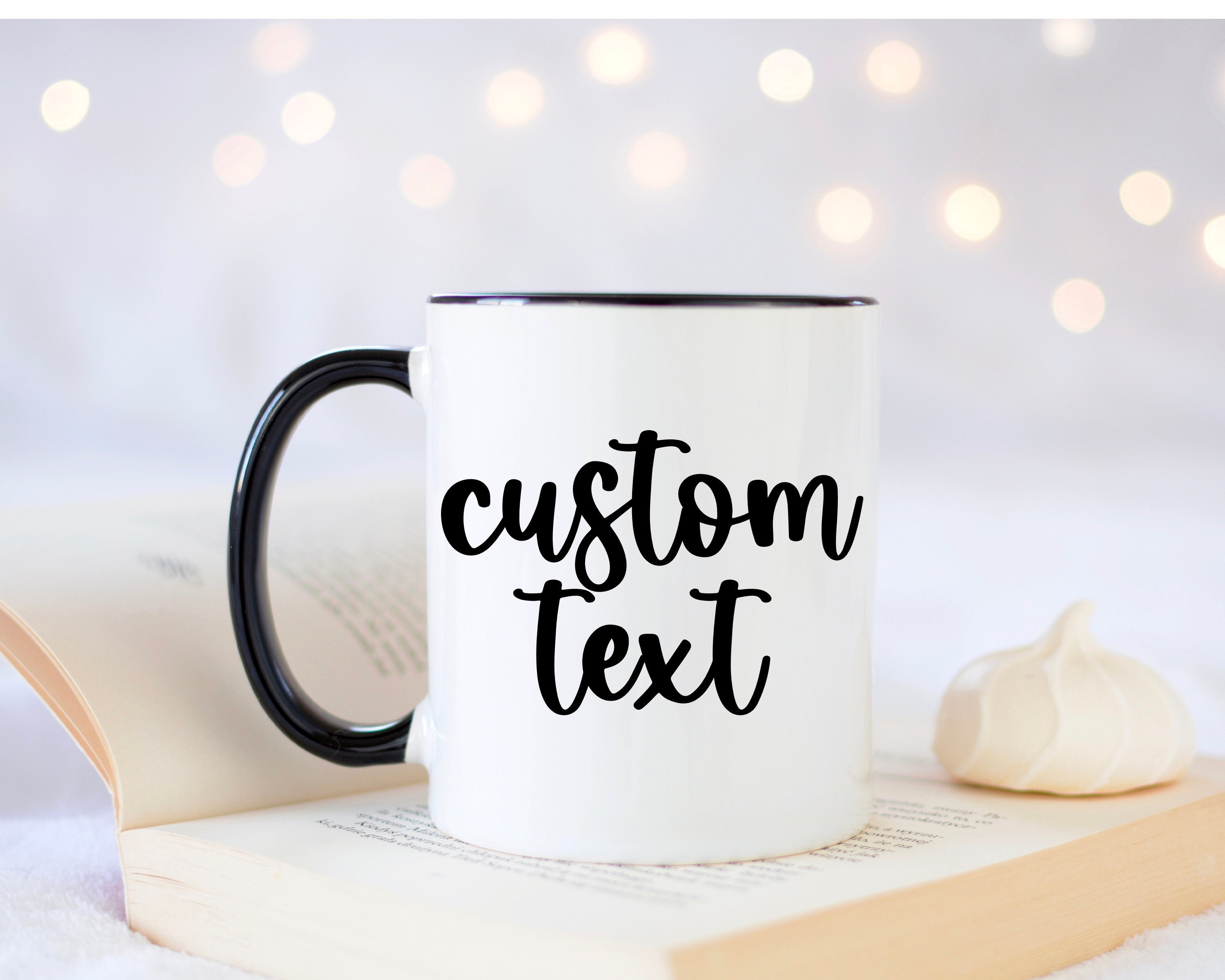 Custom Mug with Text Personalized Coffee Mug Personalized Etsy