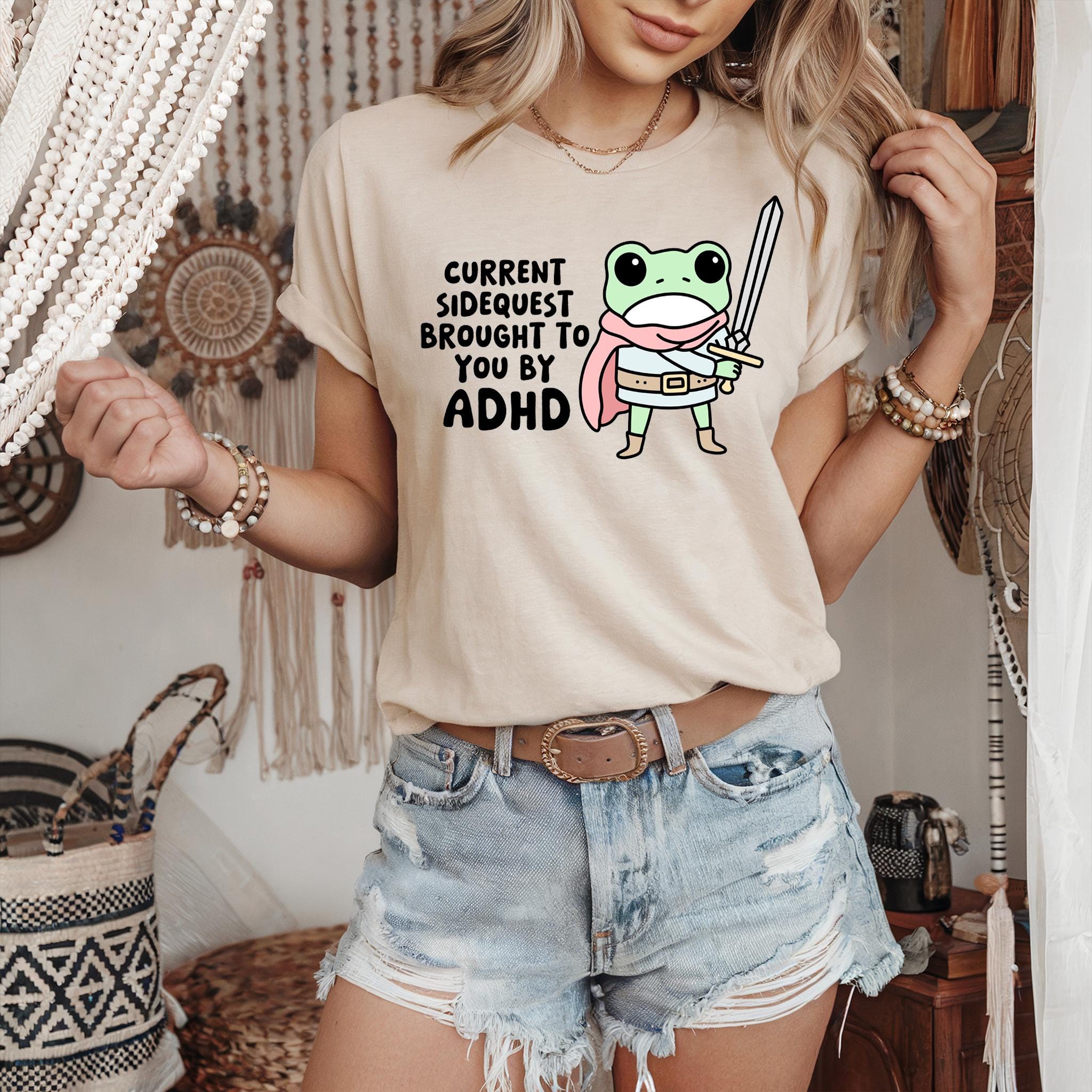 Funny ADHD Mental Health T-shirt: Funny Relatable Graphic Tee - Etsy