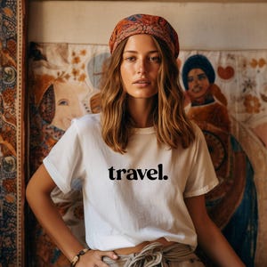 Travel tshirt, Travel Tee, Camping Tshirt, Trendy Tshirts for Women, Solo Travel Shirt, Outdoorsy T-shirt