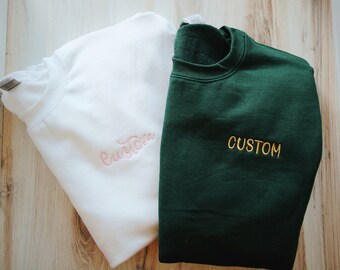 etsy embroidered sweatshirt