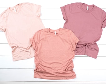 Bella Canvas Shirts, Soft Heather Shirt, Bella Canvas 3001CVC Unisex Shirt for Crafting, Unisex T-shirt, Women’s Shirt, Custom Shirt-CC7-