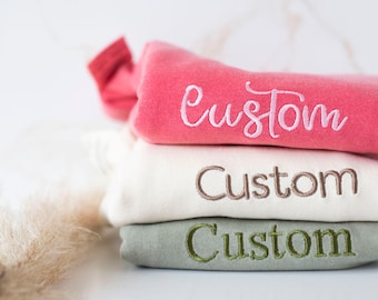 Custom Embroidered Comfort Colors T-Shirt, Personalized T-shirt, Gift Ideas,