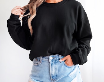Blank Crewneck Sweatshirts, Embroidery and DTF Blanks Unisex