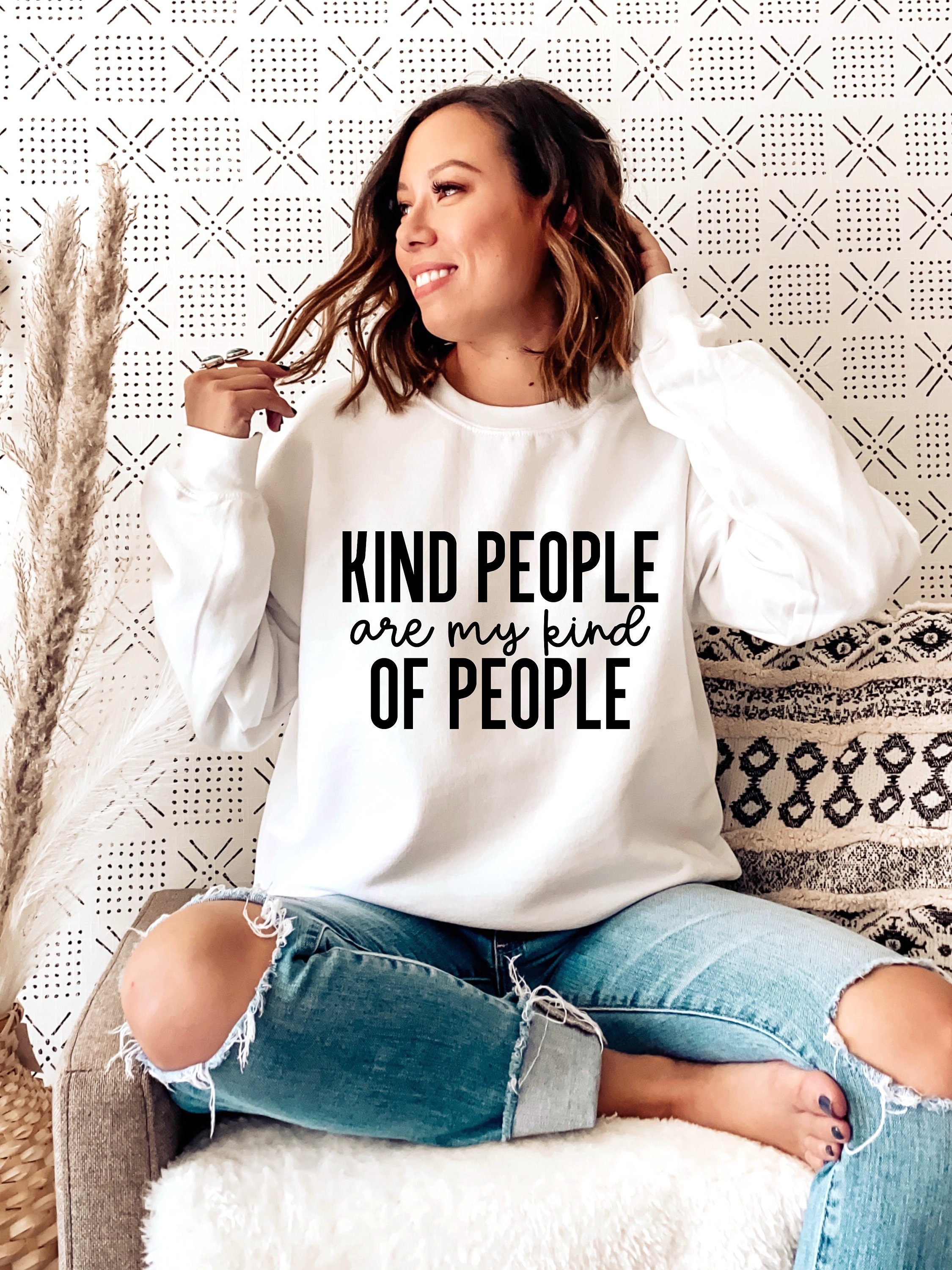 My Kind of People Sweatshirt Cute Sweatshirts With Sayings Quotes for Women Inspirational Motivational Sweatshirt Mental Health Etsy