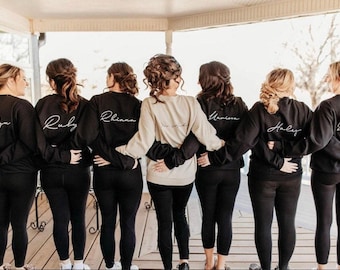 Personalized Bridesmaid Gifts, Bridesmaid Sweatshirt, Wedding Day, Bachelorette Party Gifts, Maid of Honor Gifts, Bridesmaid Proposal-CBP-