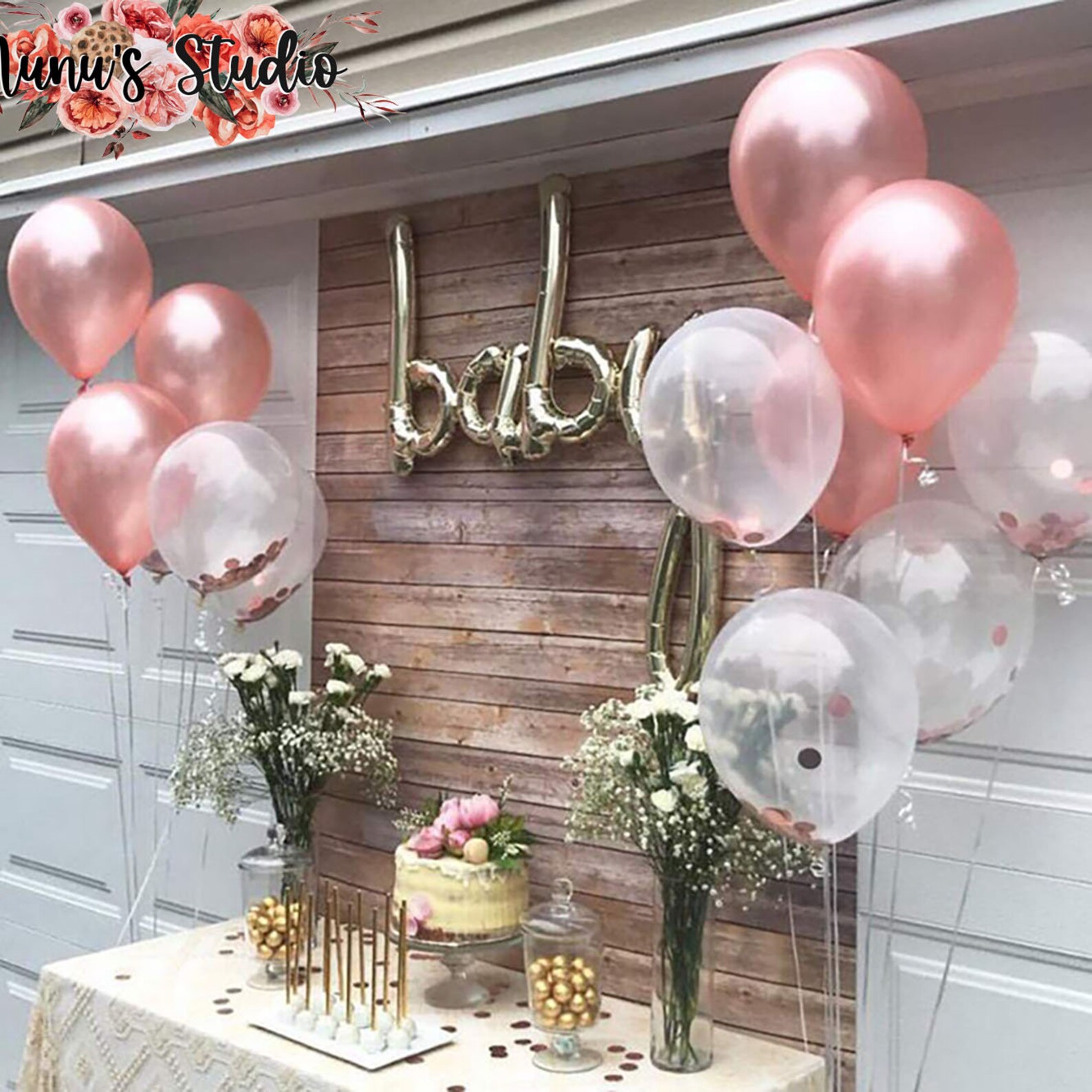 Blush Pink Rose Gold Balloon Garland Kit, Ballon Arch Kit, Pink Blush ...
