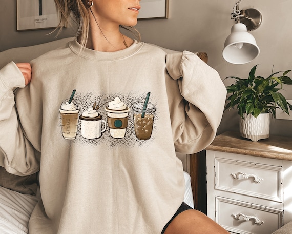 Running latte sales sweatshirt