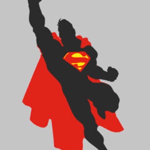 super man vinyl decal, multi purpose decal, laptop sticker