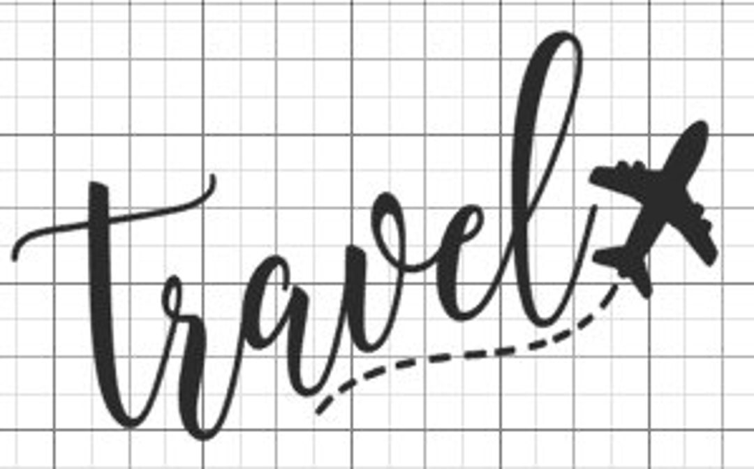 Travel Car Vinyl Decal Multi Water Bottle Sticker Mug Etsy