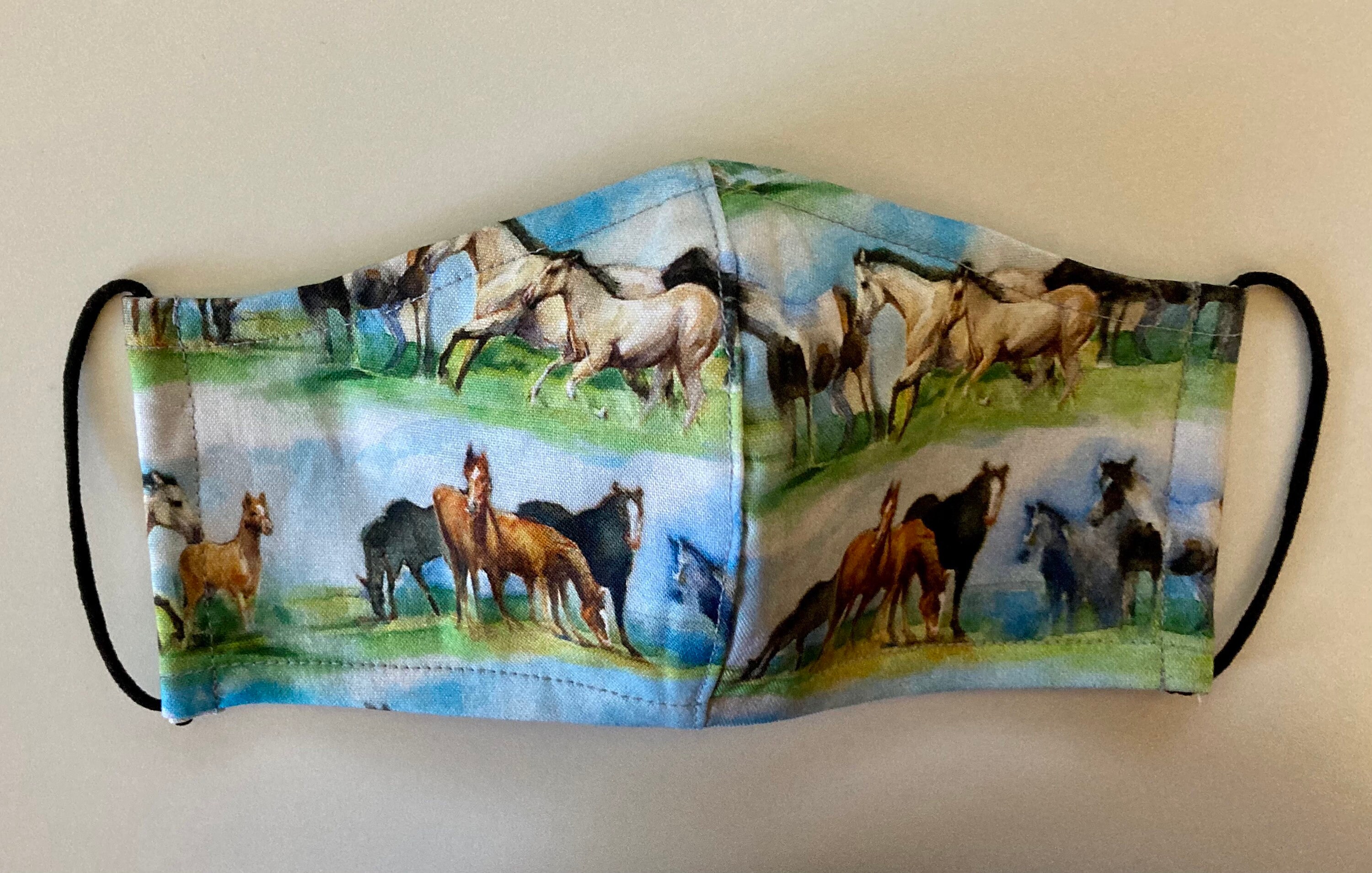 Horse Face Mask Face mask for Kids Etsy