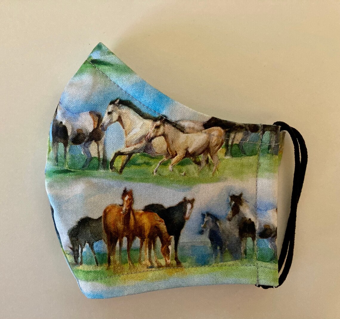 Horse Face Mask Face mask for Kids Etsy