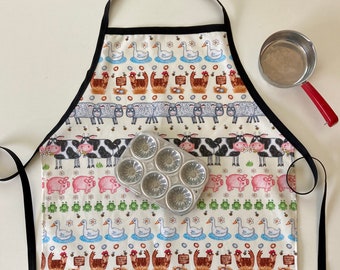 Child Gift, Kids Apron, Fits child age 3-6