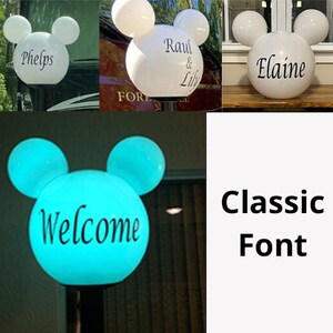 Mickey Lamp w/ Multi-Color LED lights Post & Base FREE Local Hand DELIVERY To Disney Resorts/Central Florida Locations Only image 7