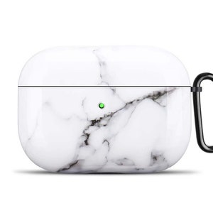 White Marble AirPods Pro Case (For 1st and 2nd Generation)