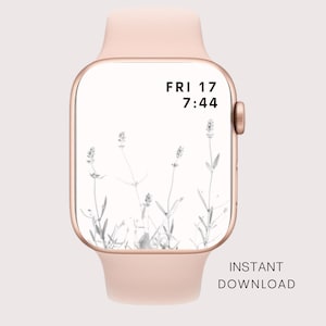 Apple Watch Wallpaper, Apple Watch Face,  Apple Watch Face Wallpaper, Watch Wallpaper, Apple Watch Background, Flower Watch Wallpaper