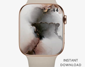 Abstract Apple Watch Wallpaper: Modern Art Face (Digital Download)
