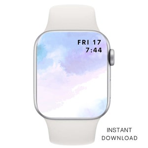 Watercolor Apple Watch Wallpaper: Handmade Watch Face (Digital Download)
