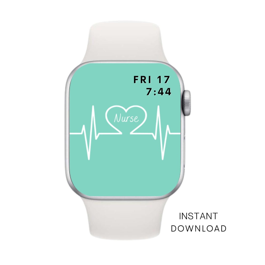 Nurse Apple Watch Wallpaper Apple Watch Face Healthcare Etsy