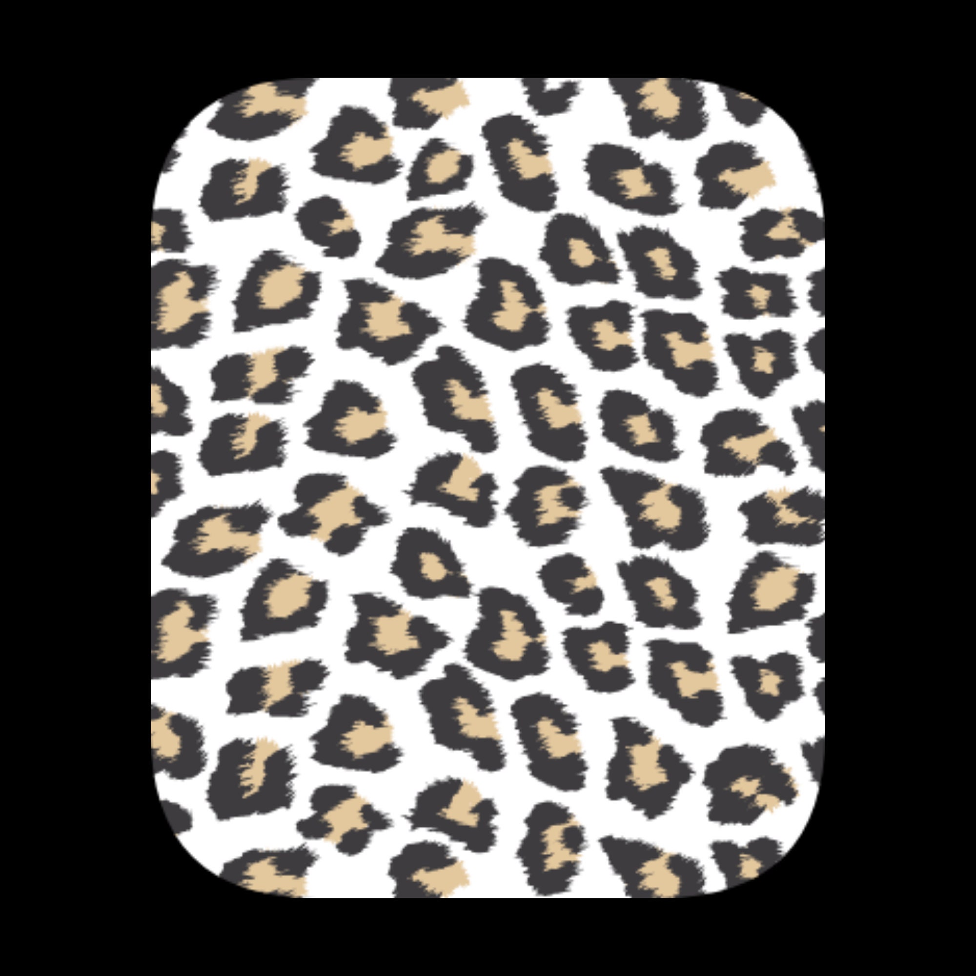 Apple Watch Wallpaper Watch Background Leopard Print Apple Etsy
