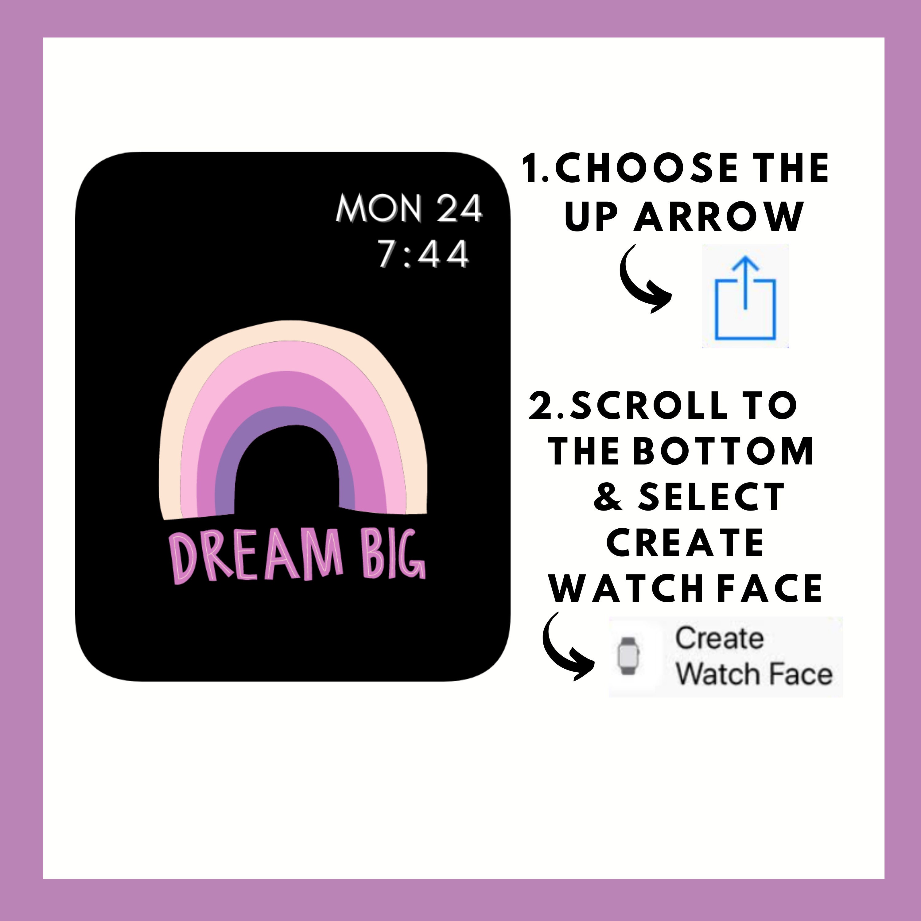 Purple Apple Watch Wallpaper Rainbow Watch Background - Etsy India