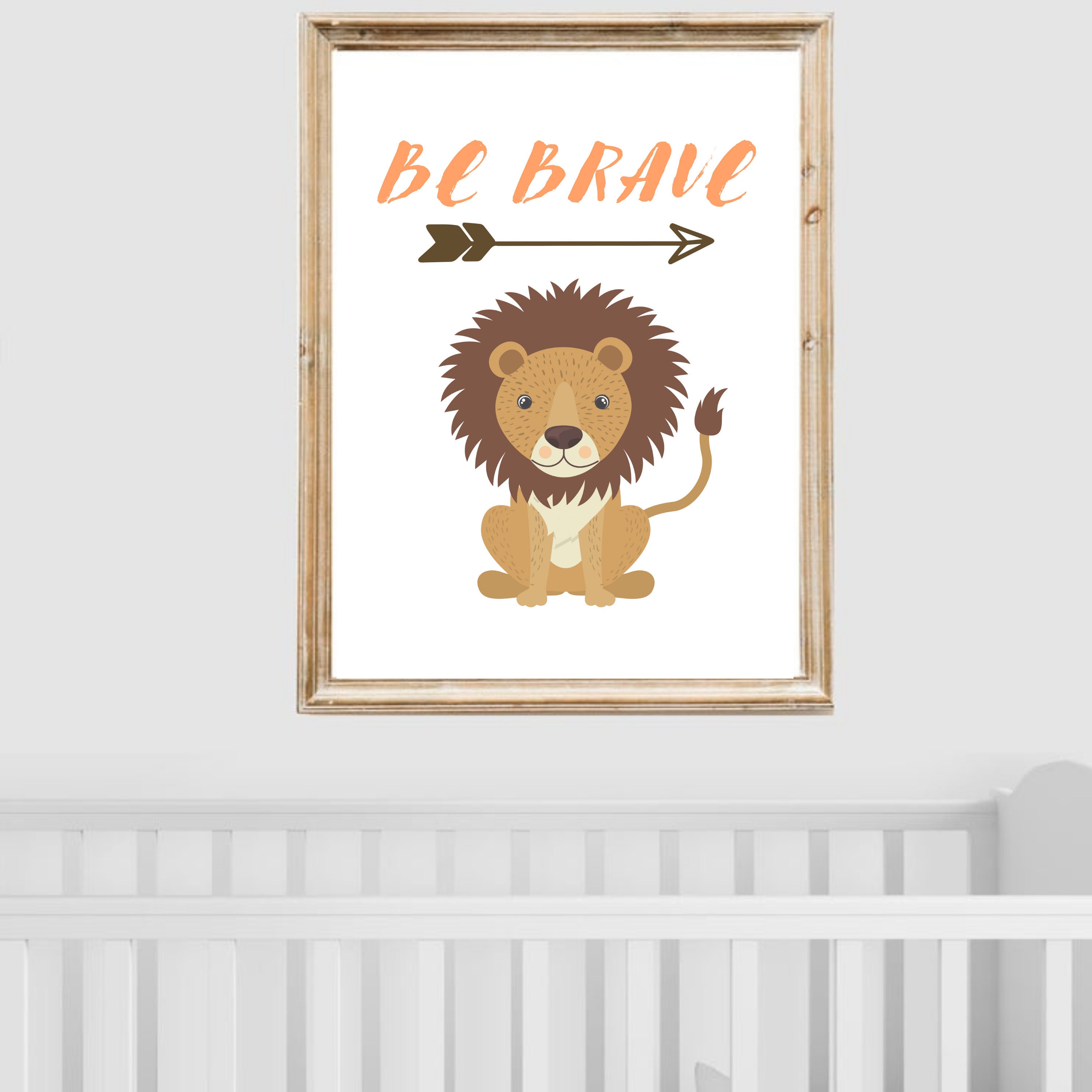 Boys Lion Nursery Wall Art Boys Lion Bedroom Decor Kids Etsy
