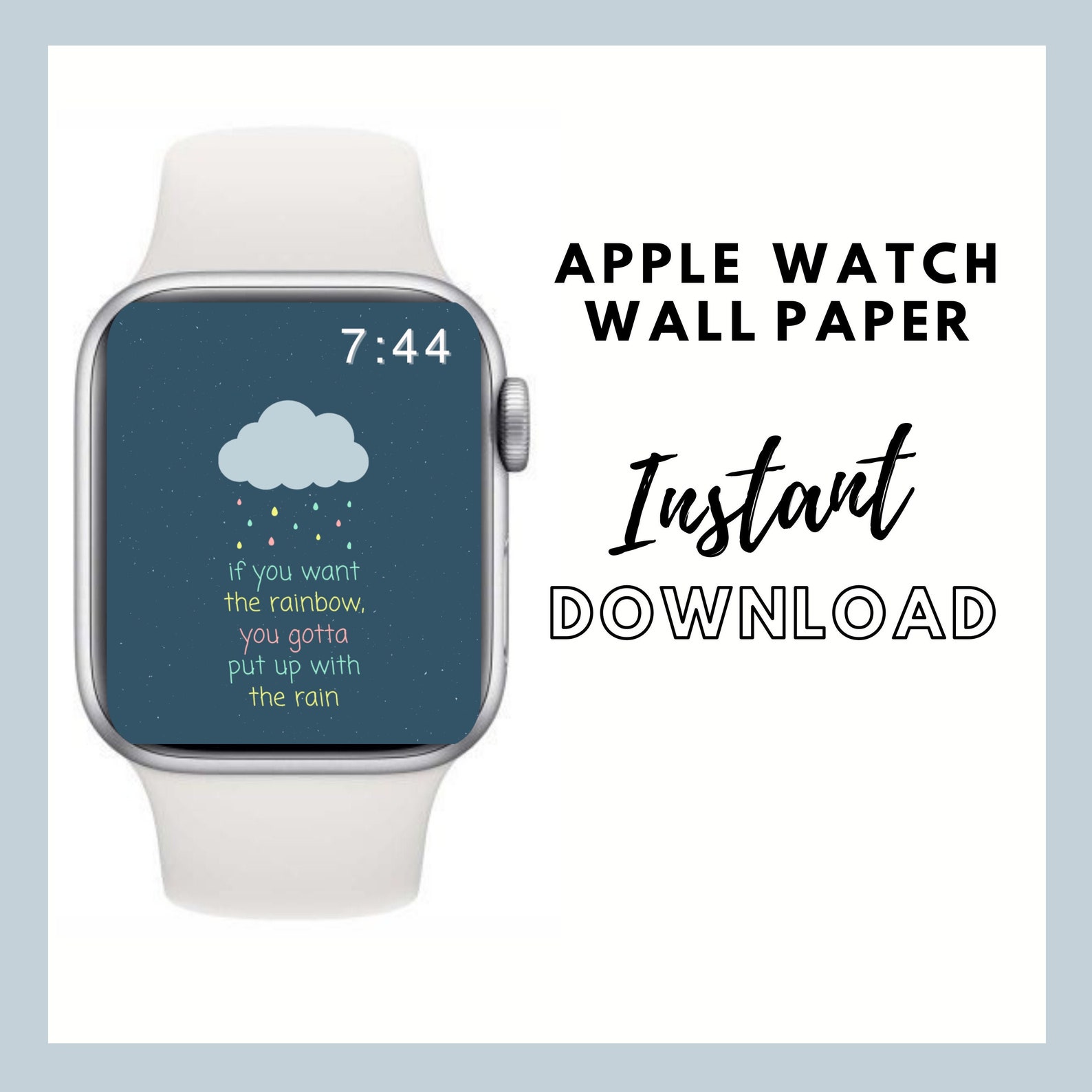 Motivational Apple Watch Wallpaper Apple Watch Wallpaper | Etsy