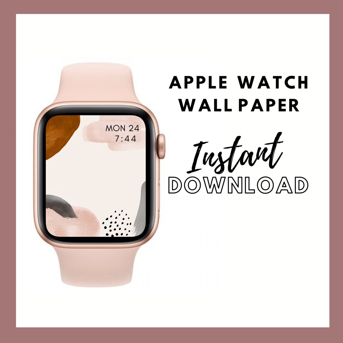 Apple Watch Wallpaper Watch Background Modern Apple Watch - Etsy Ireland