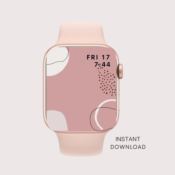 Mauve apple top watch band