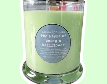 Perks of Being a Wallflower Candle︱Essential Oil Infused | Organic Soy Scented Novelty Candle︱Film Inspired︱Scents of Cinema Collection