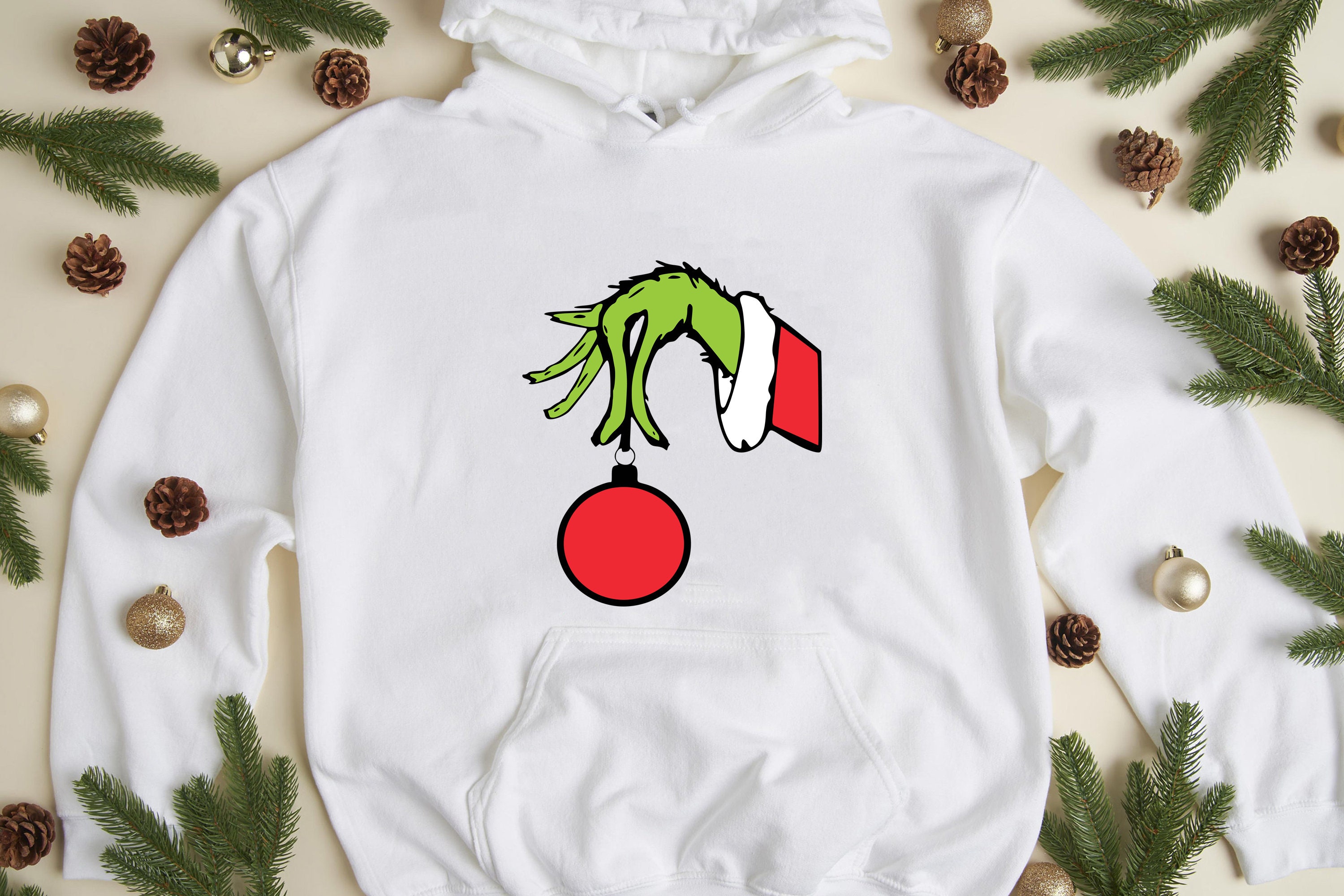 Grinch Hand Holiday Shirt Grinch Shirt Holiday Sweat shirt Etsy