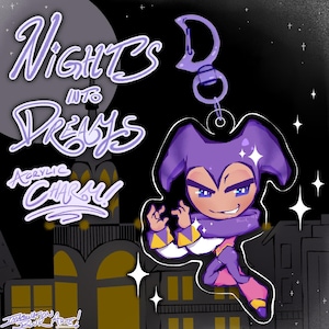 Nights Into Dreams Keychain - Etsy