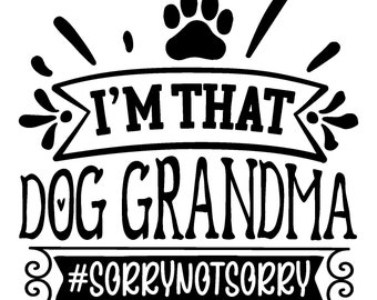 Download Dog Grandma Svg Etsy
