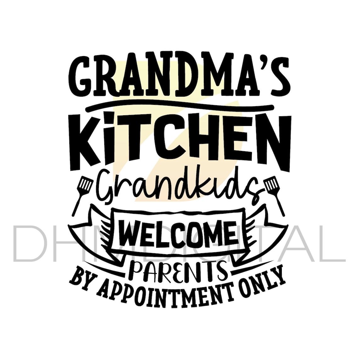 Grandma SVG Grandma's Kitchen Grandkids Welcome SVG Clip  Etsy