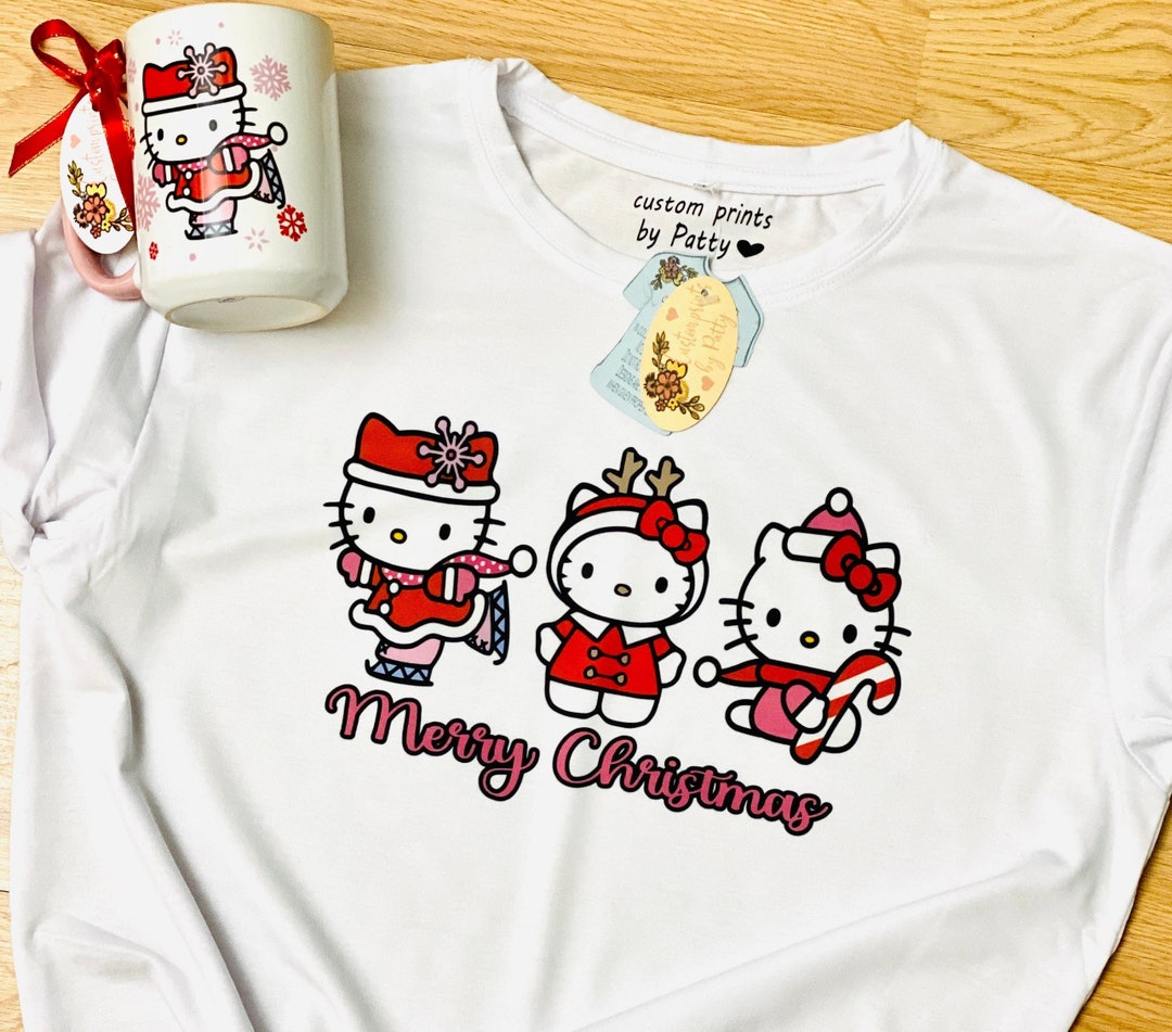 Hello Kitty/hello Kitty Tshirt/ Hello Kitty Christmas Tshirt
