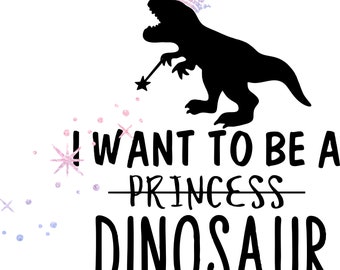 Download Dinosaur Princess Svg Etsy