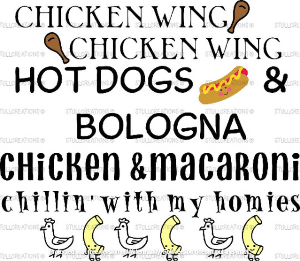 Chicken Wing Chicken Wing Svg File | Etsy