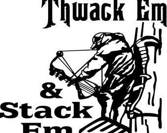 Thwack um and Stack um, Digital  Svg\Png File
