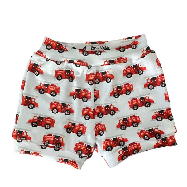 Fire Truck Shorties, Fire Truck Shorts, Boy Shorts, Girl Shorts, Fire Truck  Bummies