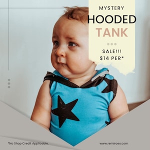 Kids Hooded Tank, Toddler Tank, Baby Hoodie