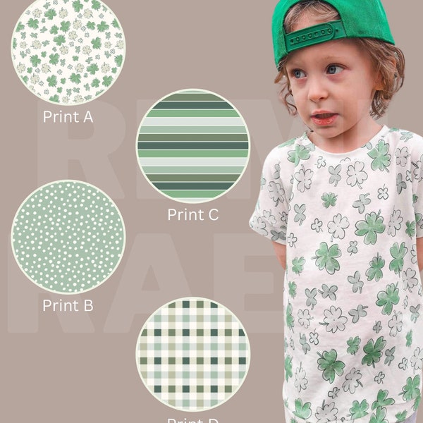 Top Choose Style Clover Print