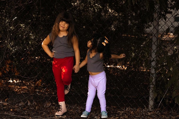 Lilac leggings toddler discount