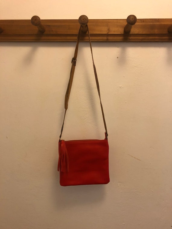 Satchel red bag