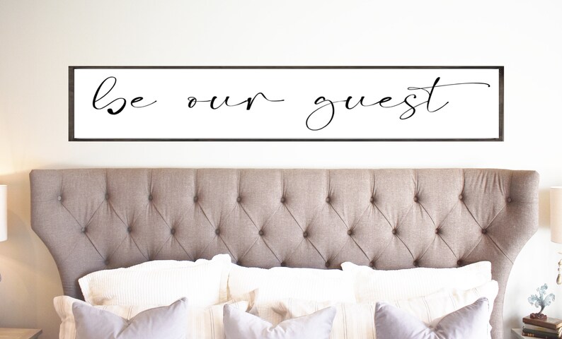 Be Our Guest Wood Sign Sign For Guest Bedroom Above Bed Farmhouse Sign Farmhouse Wall Be Our Guest Sign Guest Room Wall Decor Wall Hangings Home Living Safarni Org Be Our Guest Wood Sign Sign For Guest Bedroom Above Bed Farmhouse Sign Farmhouse Wall Be Our Guest Sign Guest Room Wall Decor Wall Hangings Home Living Safarni Org