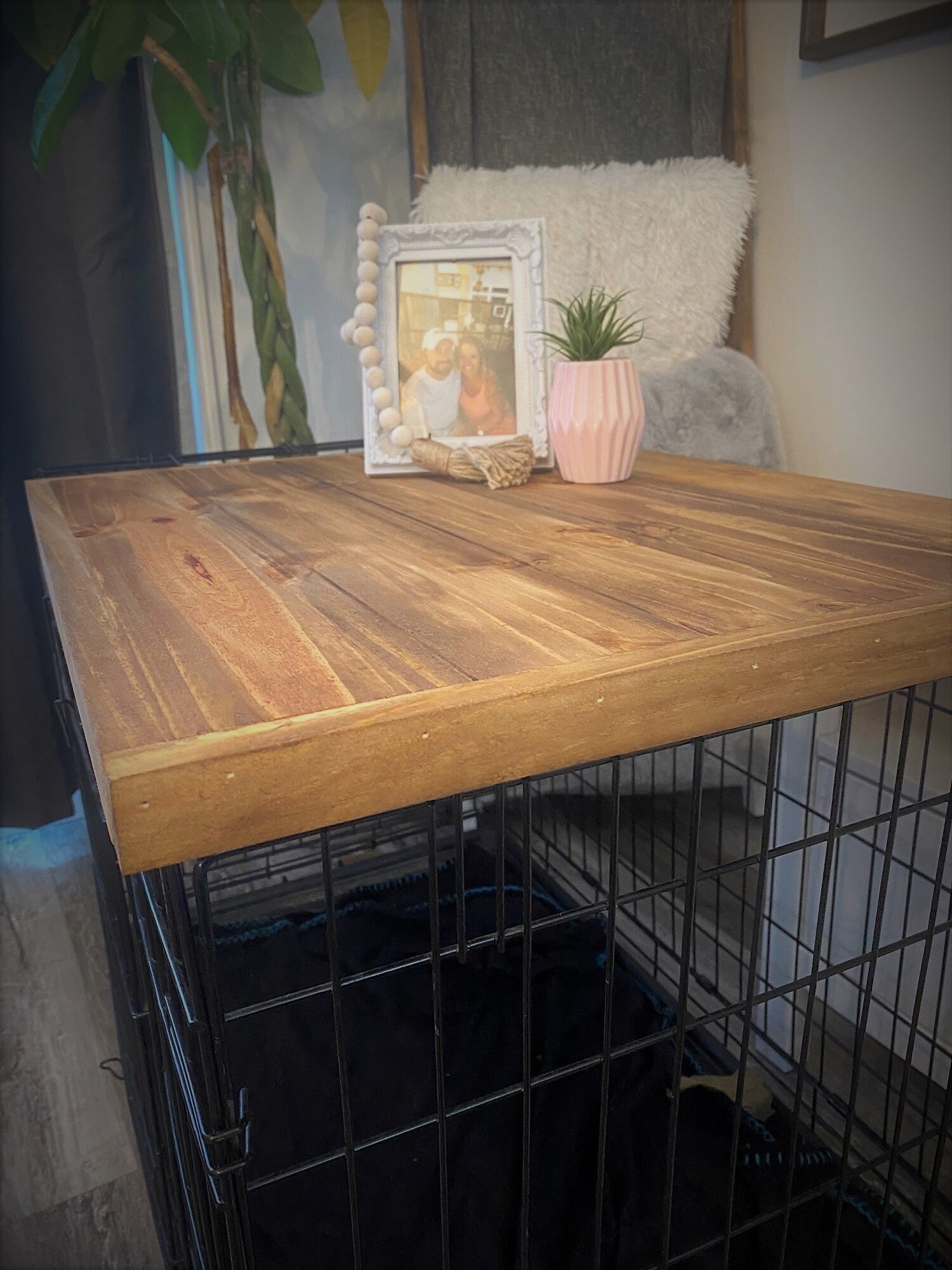 Kennel Cover With Edge/lip Dog Kennel Table Top Dog Crate Etsy