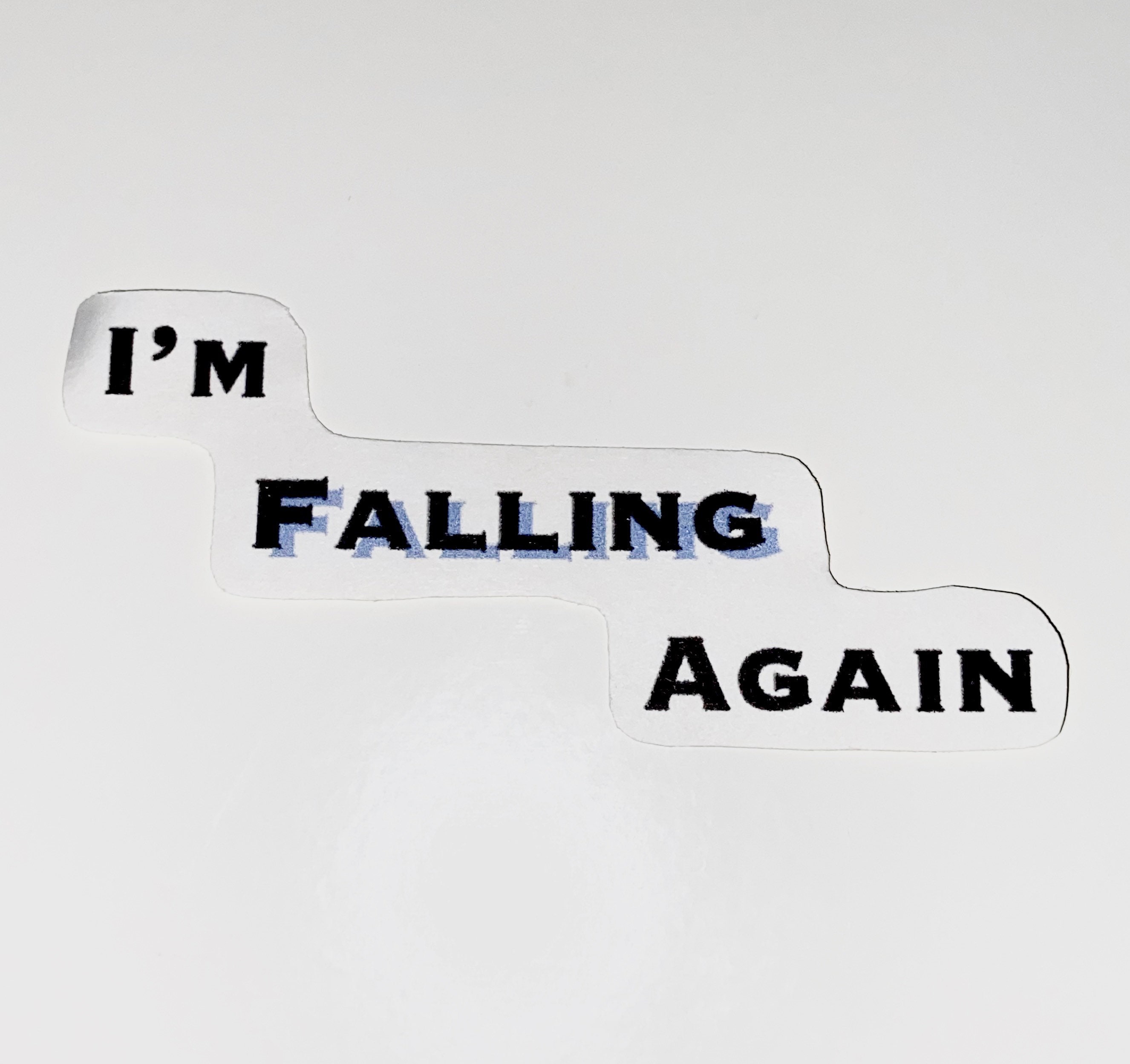 Falling Sticker Etsy
