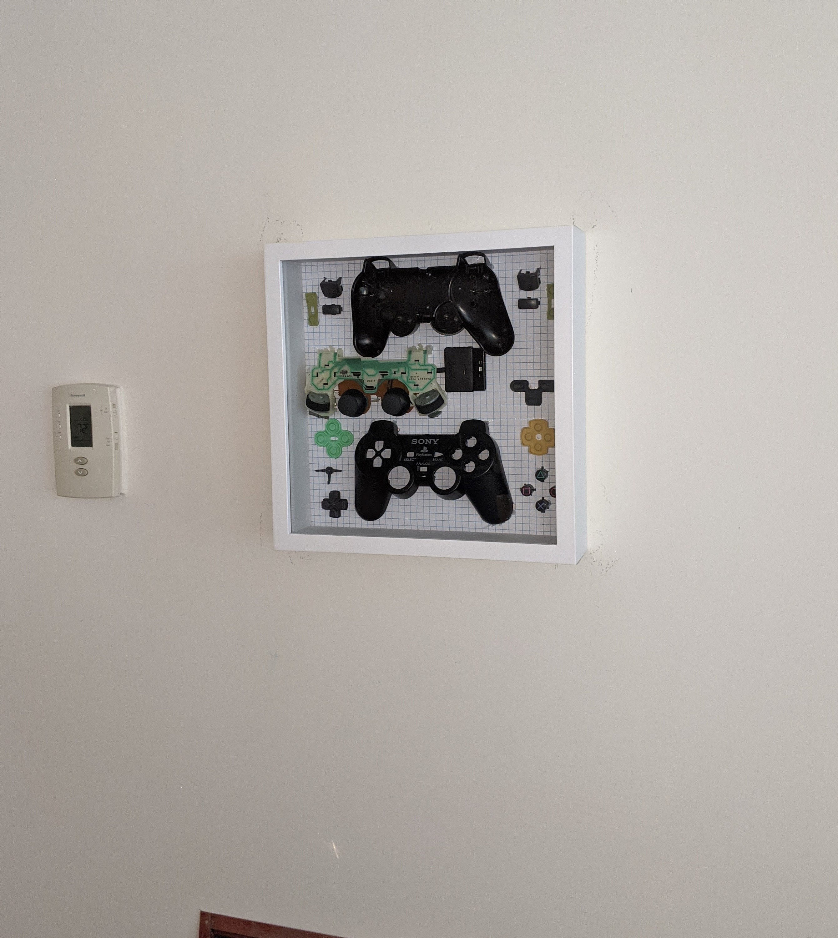 Custom Gaming Controller Shadow Box Display Etsy