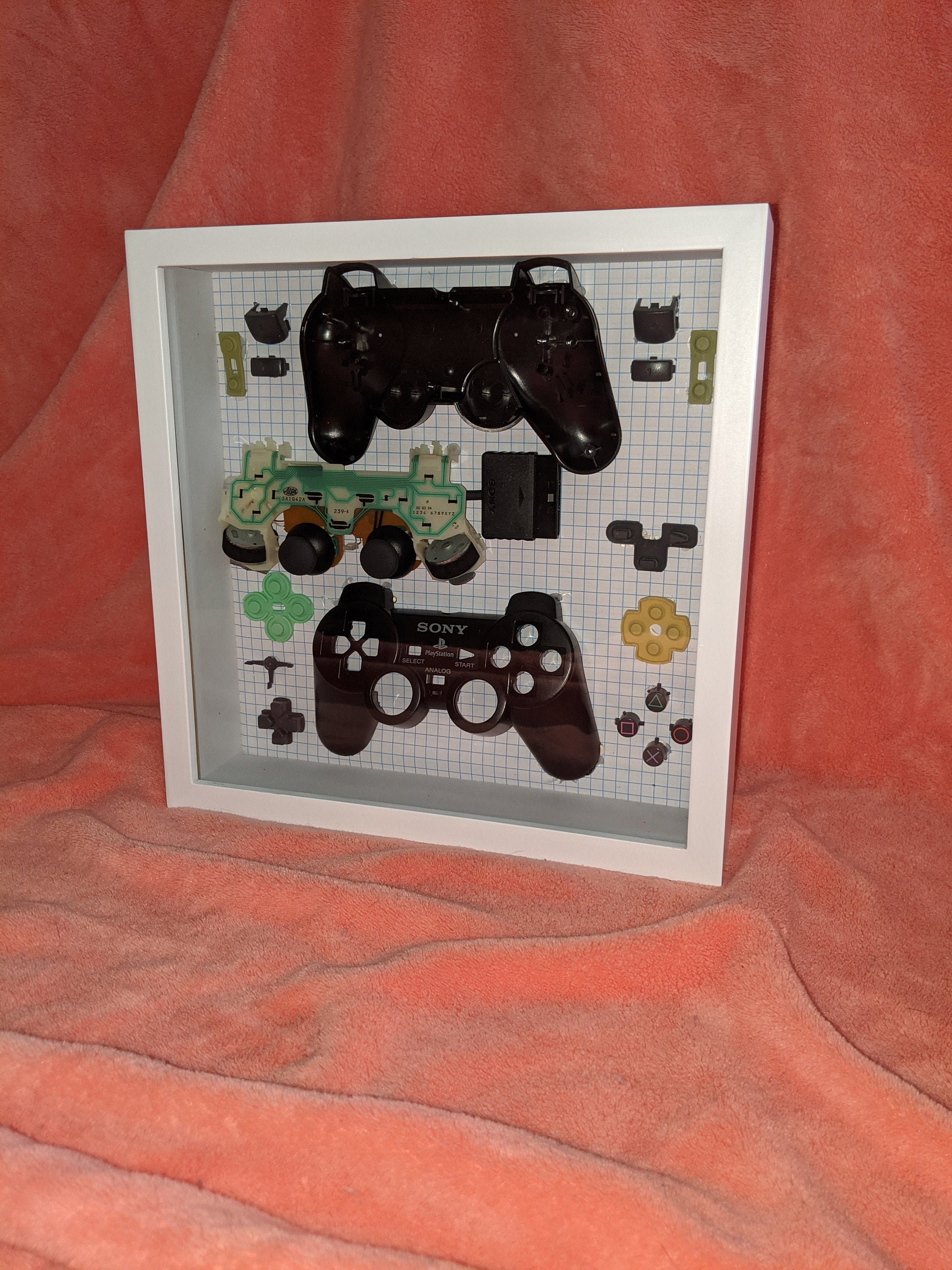 Custom Gaming Controller Shadow Box Display Etsy