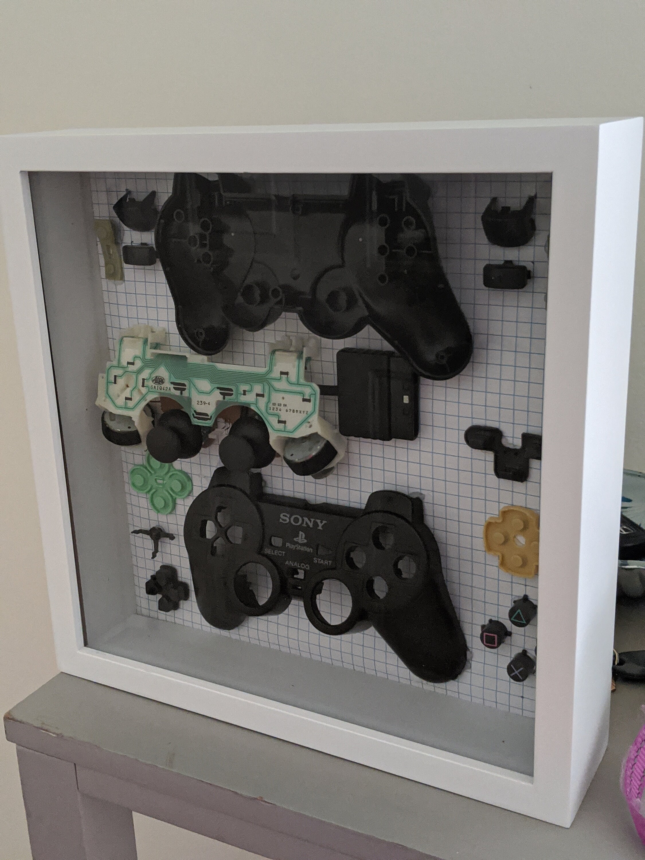 Custom Gaming Controller Shadow Box Display Etsy