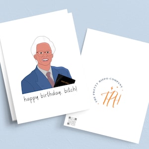 印刷可能なベビービリーの誕生日カード、面白い誕生日カード、誕生日のユーモア、ポップカルチャー、手作り、皮肉、宝石、ハッピーバースデービッチ