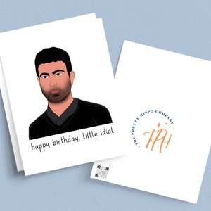 Printable Roy Happy Birthday Little Idiot Card, Funny Birthday Card, Ted Card, Birthday Humor, Pop Culture, Handmade, Sarcastic Card